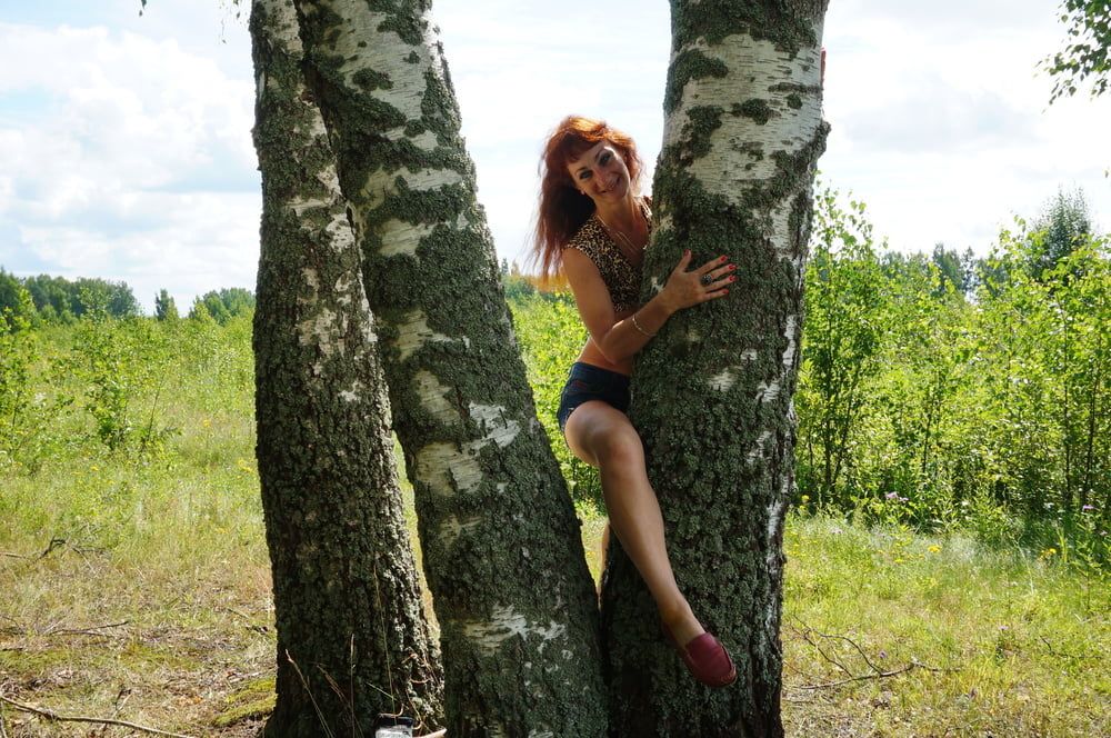 Red Hair and Birch #4