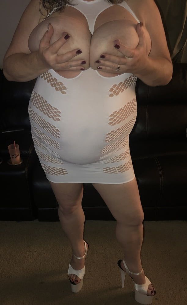Wife tits out dress #21