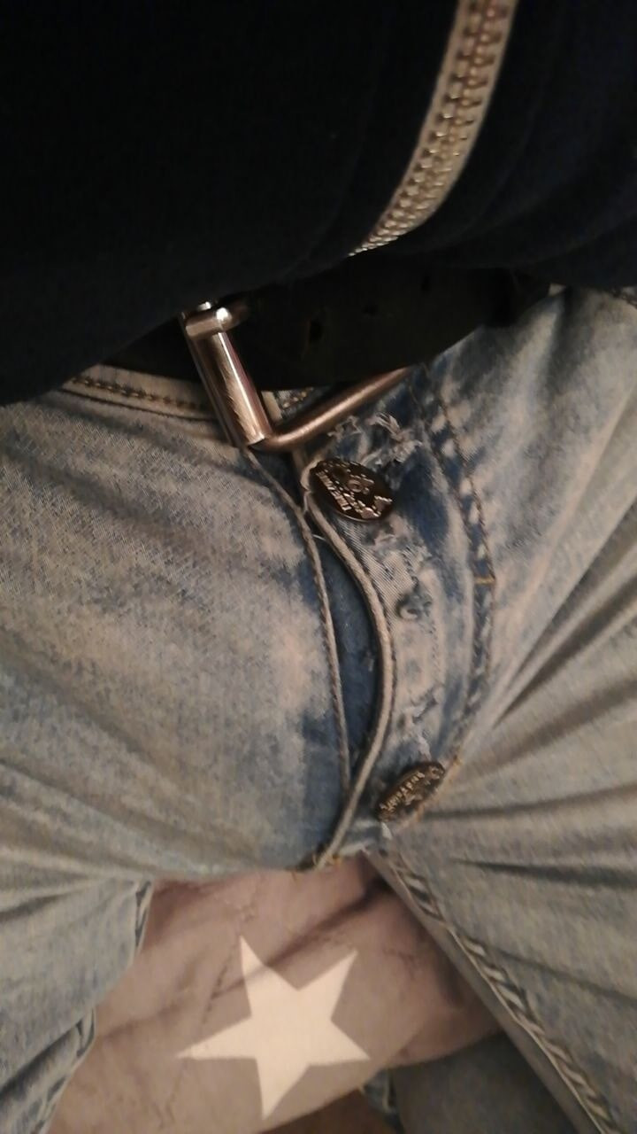 Showing off my horny bulging jeans #28
