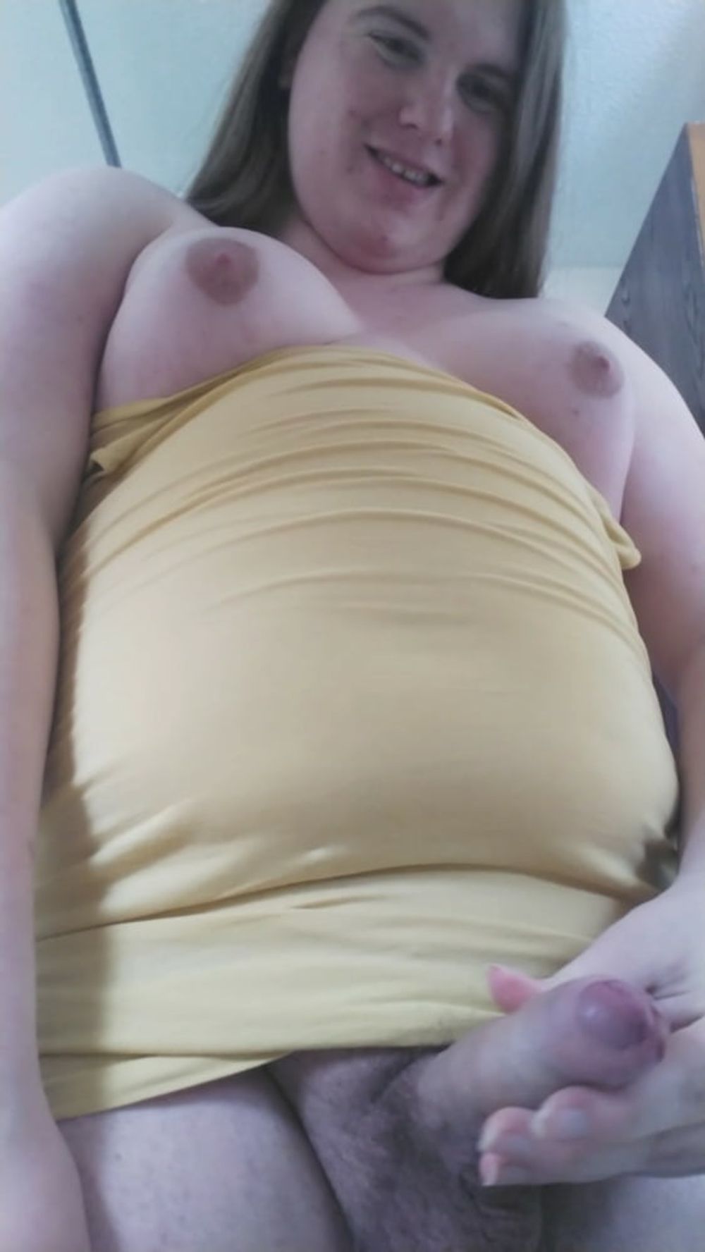 My sexy yellow vest top  #22