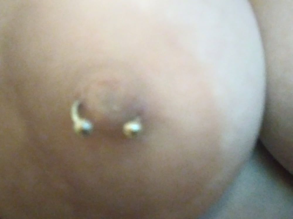 Got my nipples pierced  #25