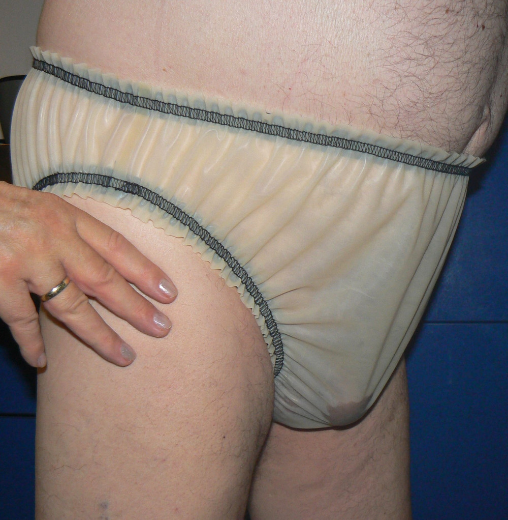 Gummibub in clear Rubber Pants #9