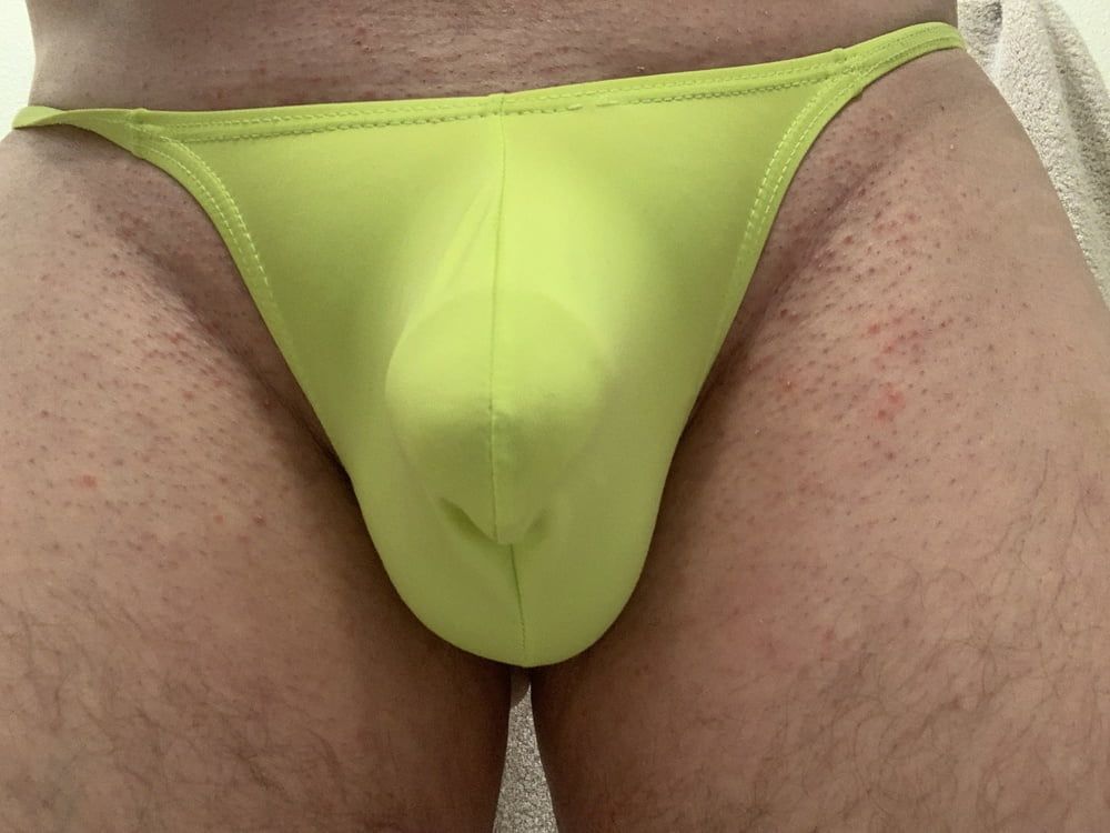 Yellow-Green Thong