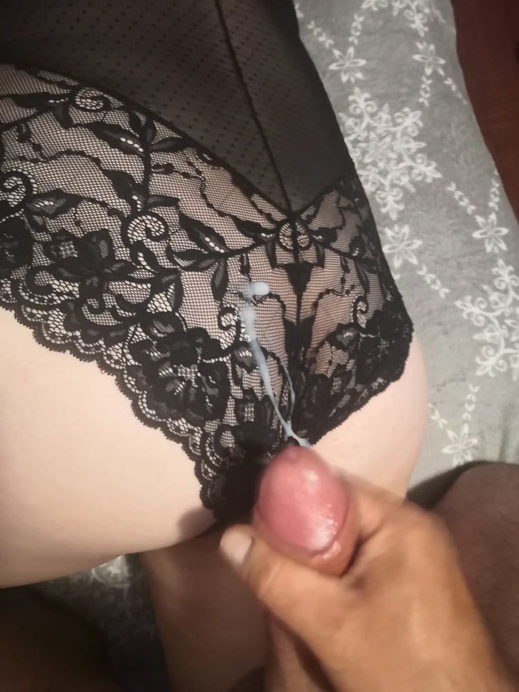 My husband cumming on me #11