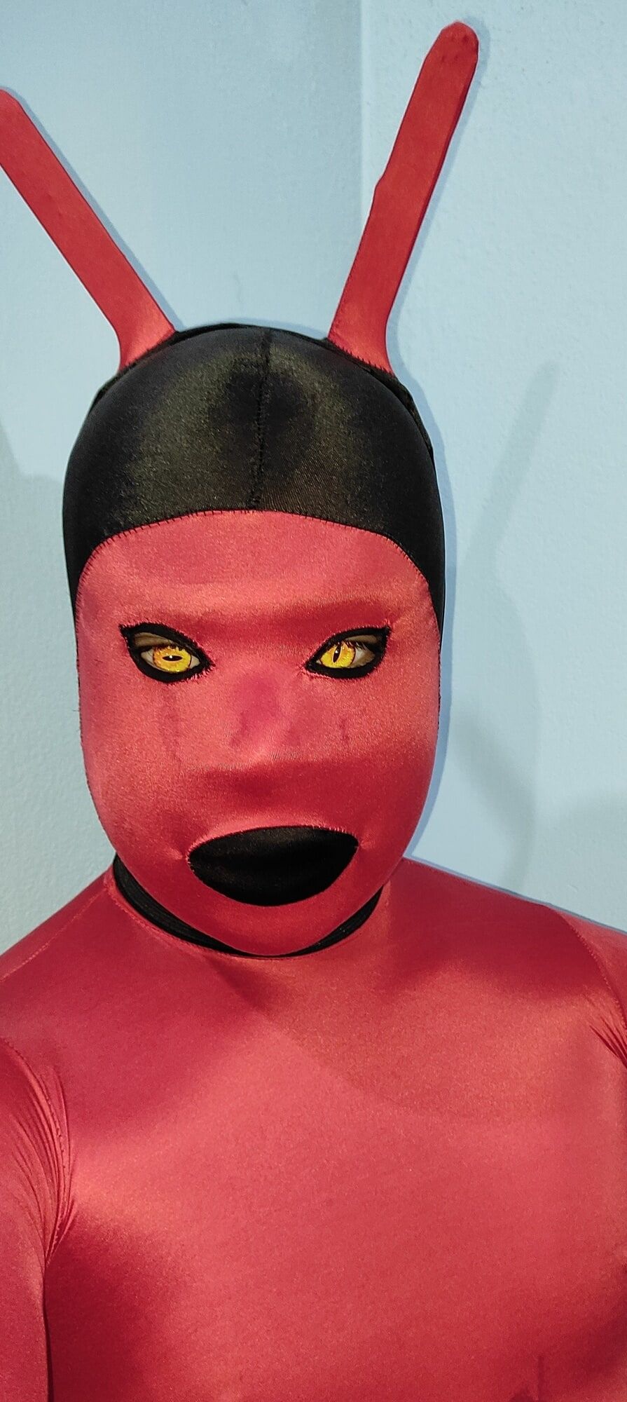 Zentai Devil Halloween cosplay  #3