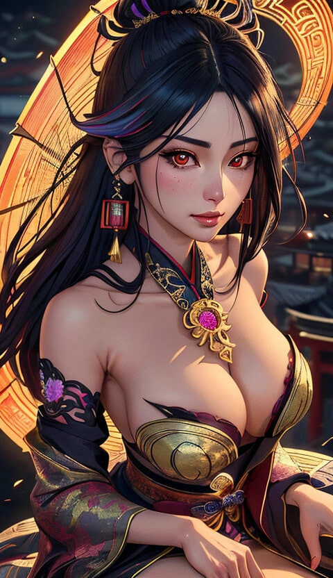 chinese temple (Ai models) #12
