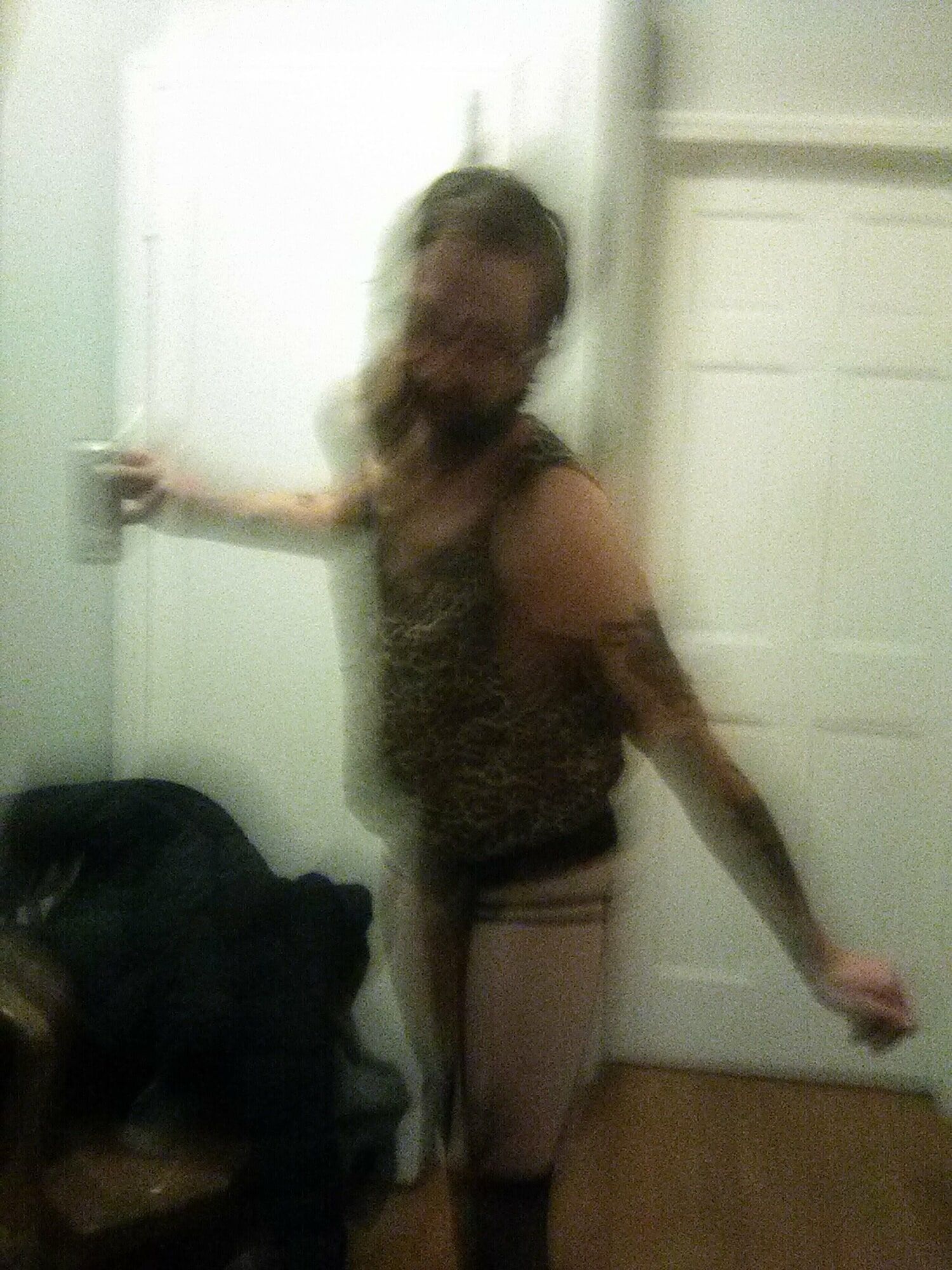 CD in ex gf apt with stranger trying on her clothes  #6