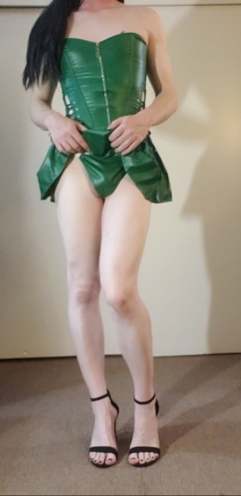 Green Corset Skirt #10