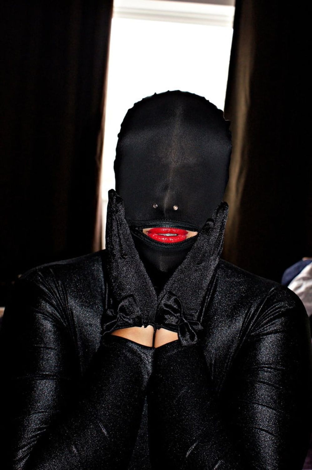 Hood and Red Lipstick #28