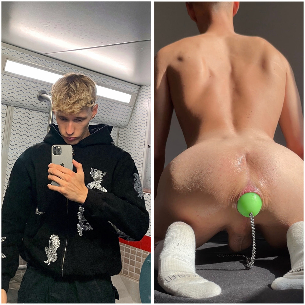 cute german twink boy jakob show his butt, dick and rosebud #3