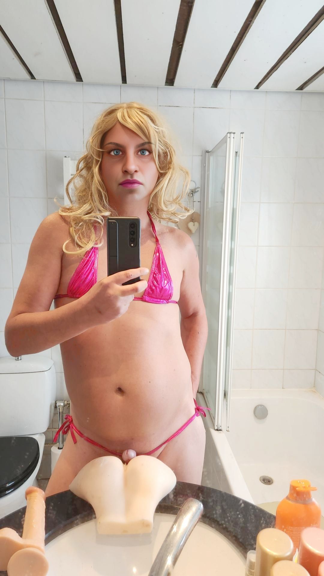 Barbie tgirl crossdresser Famke sissy slut #16