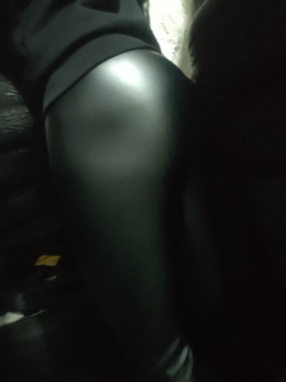 Leather leggings