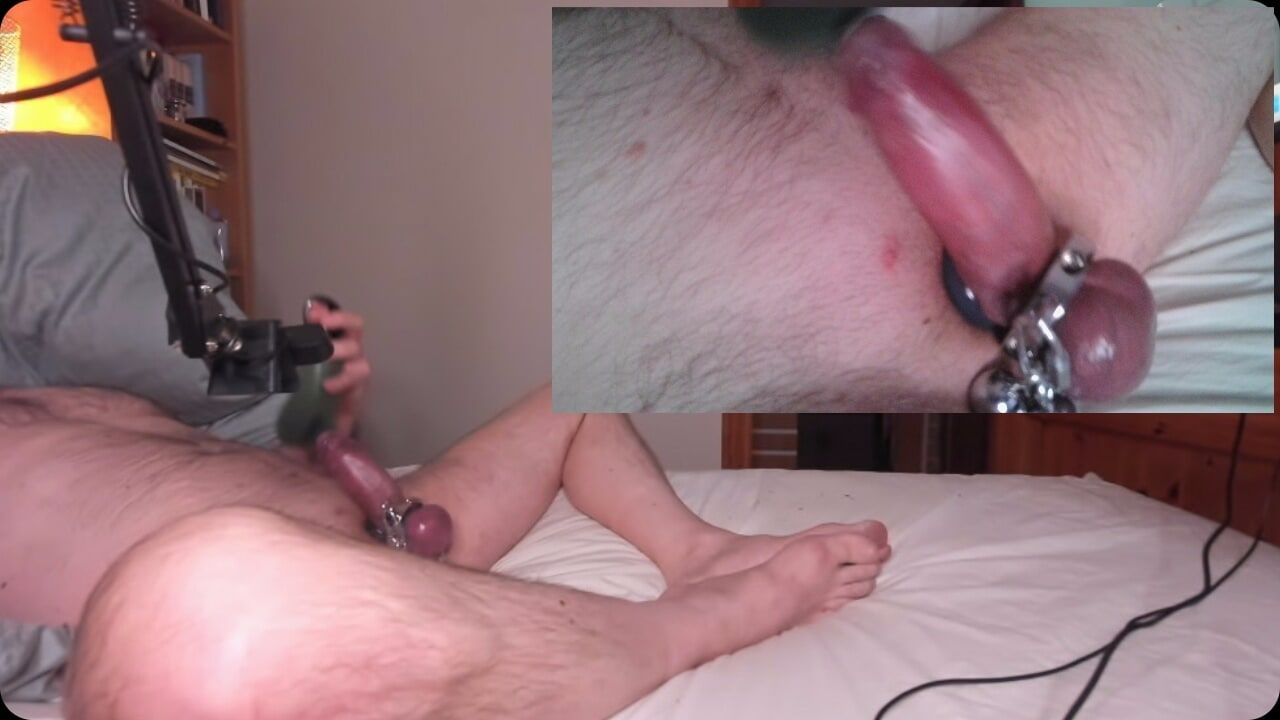 Two screen pics masturbation strapped cock #22