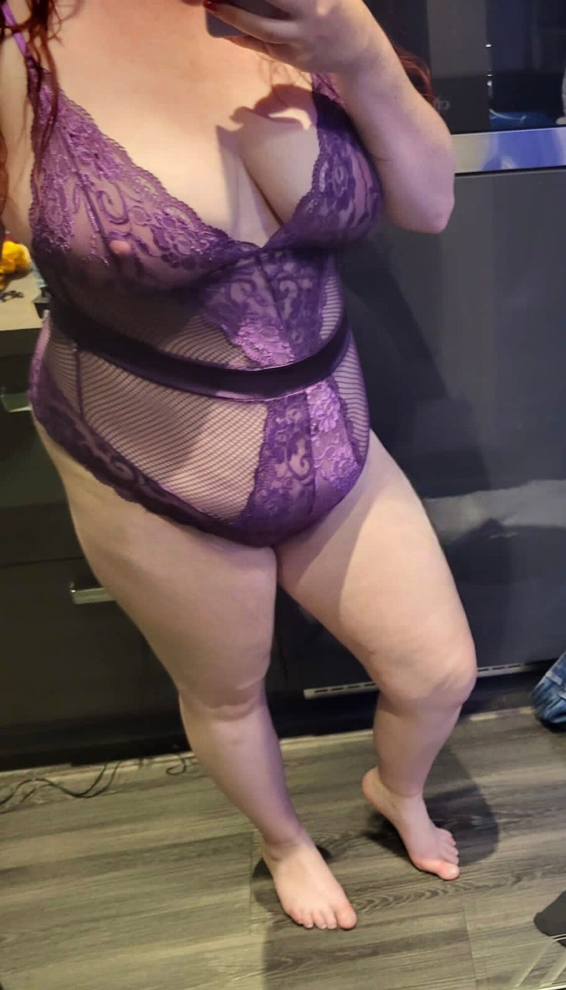 Purple delight lingerie 
