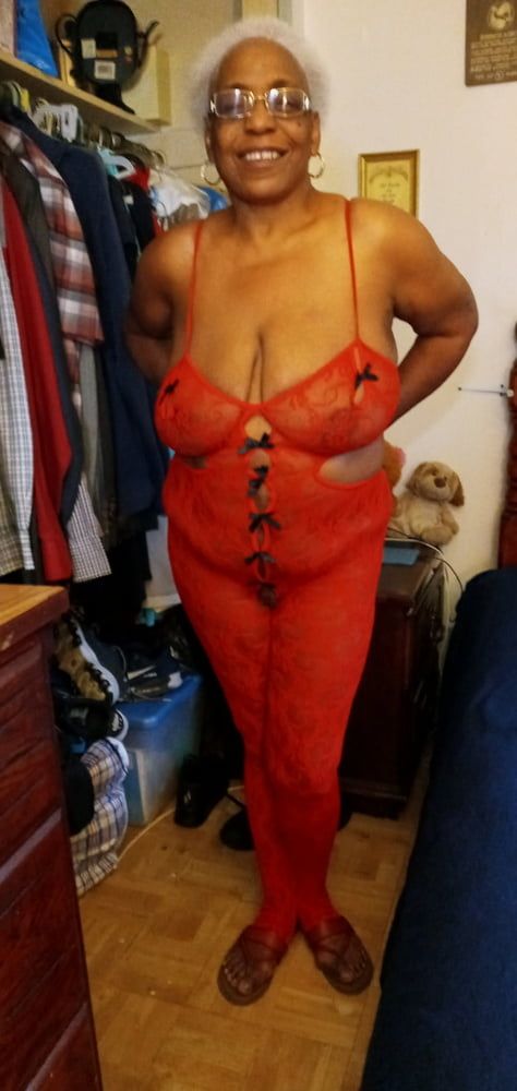 Red Hot Lace Bodystocking #2