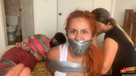 sexy live cam girls tied up and gagged with duct tape         