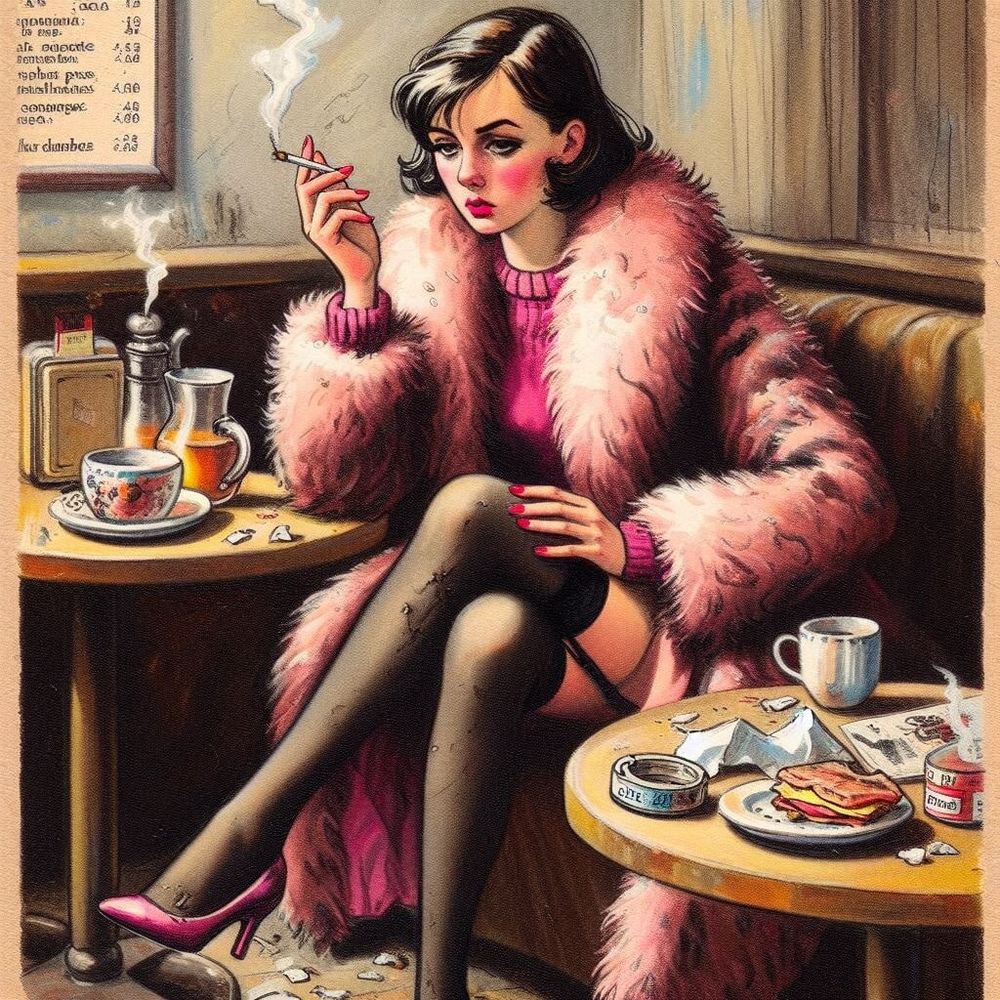 Tea, smoking &amp; Stockings