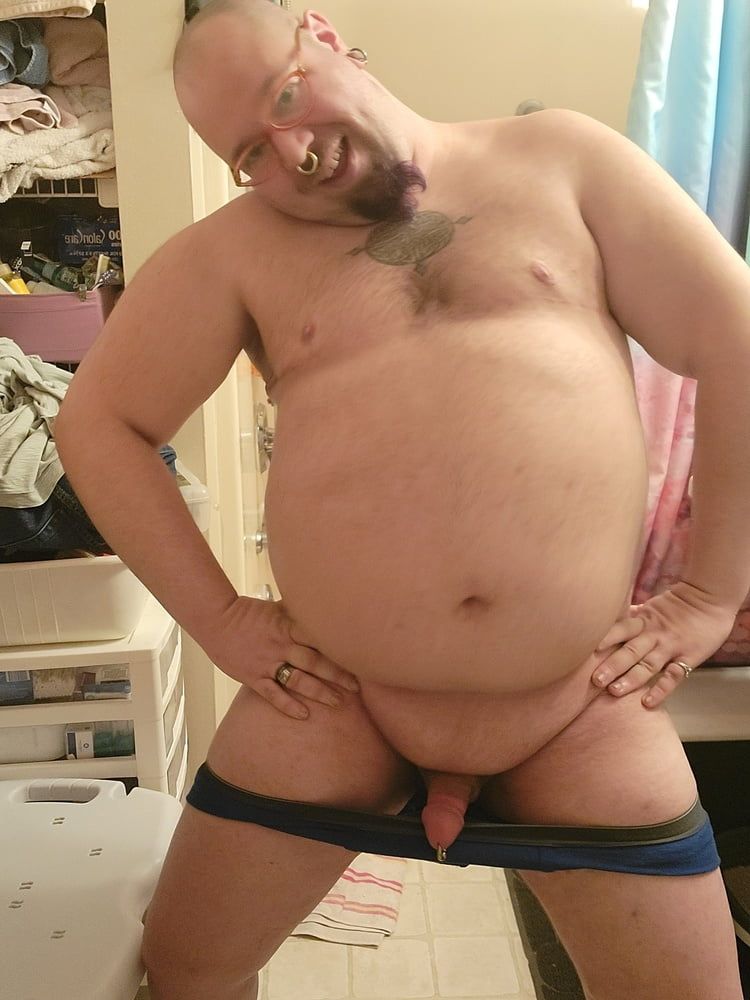 Fat gay chub strips underwear. #6
