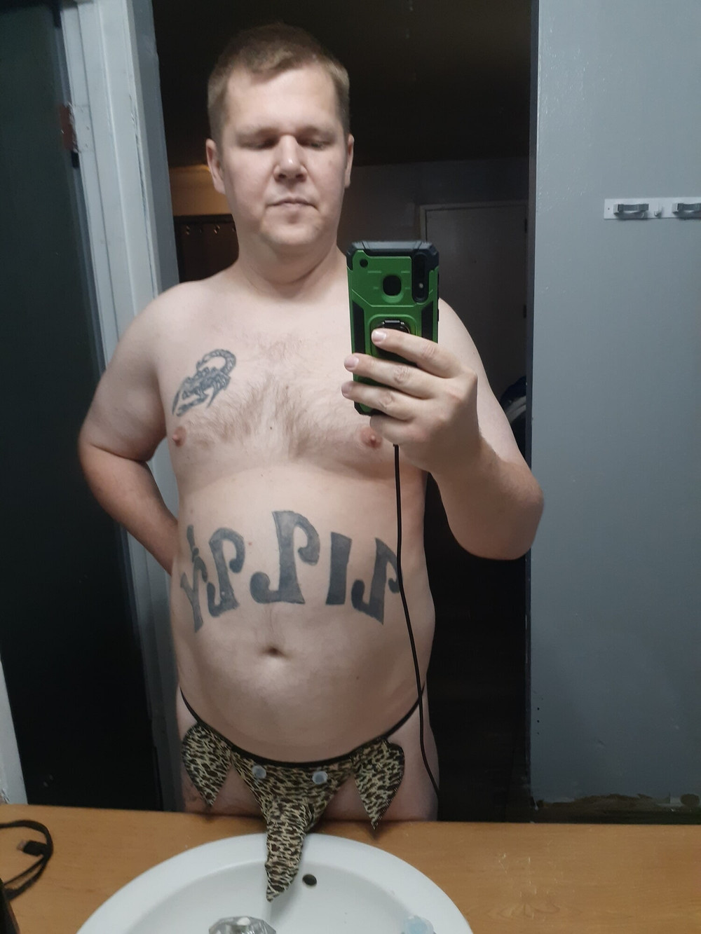 Leopard print Elephant thong #4