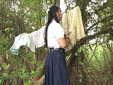 outdoor student ladyboy solo         