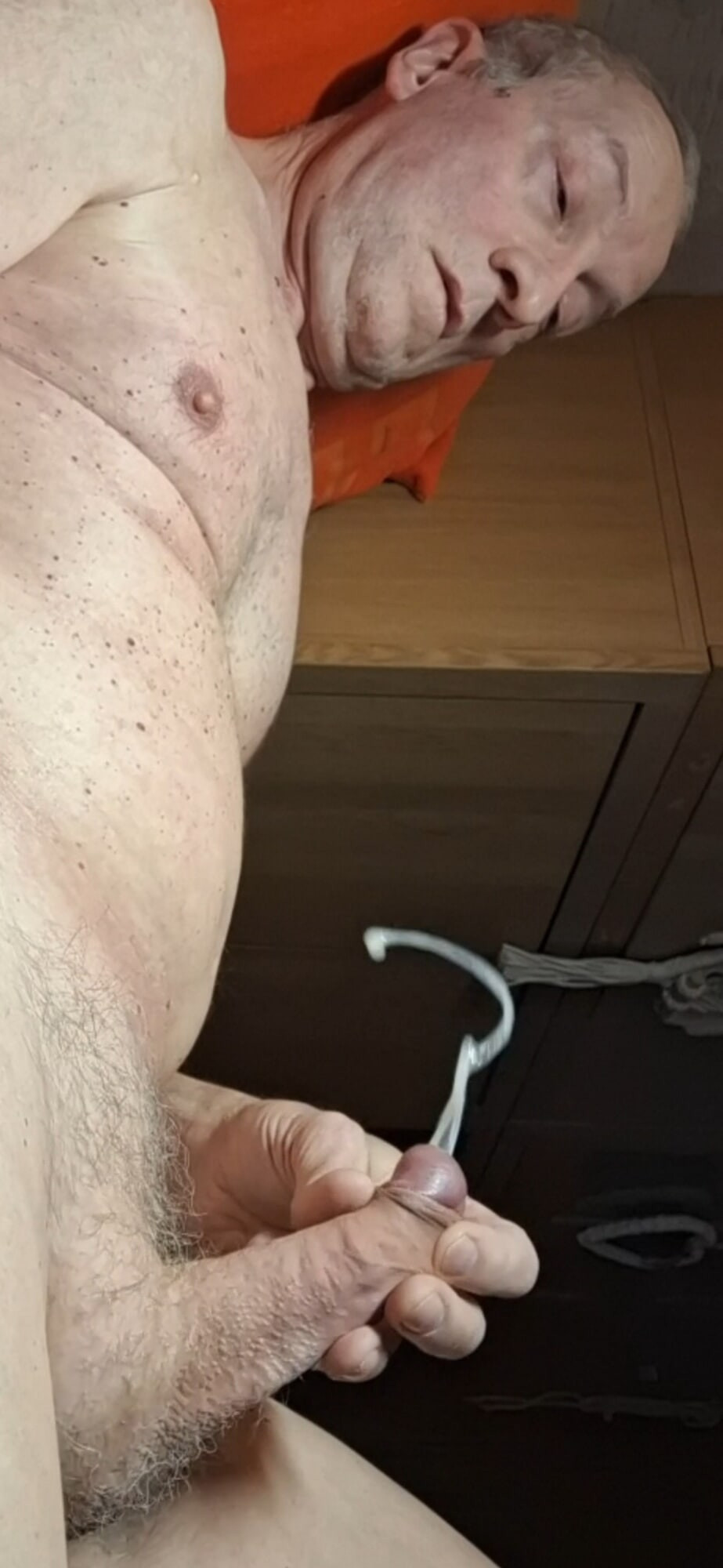 BIG FLYING BELLY CUMSHOT EXHIBITIONIST JERKING SEXSHOW #56
