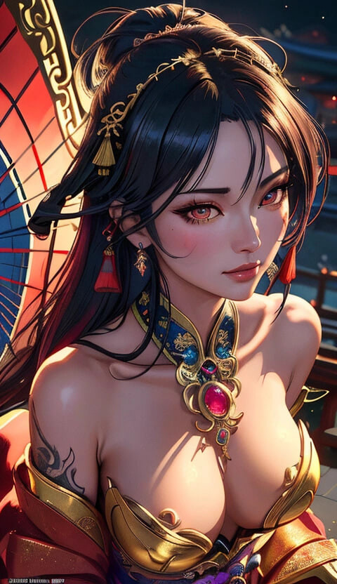 chinese temple (Ai models) #40