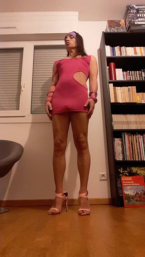 Tygra bitch in pink dress. #7