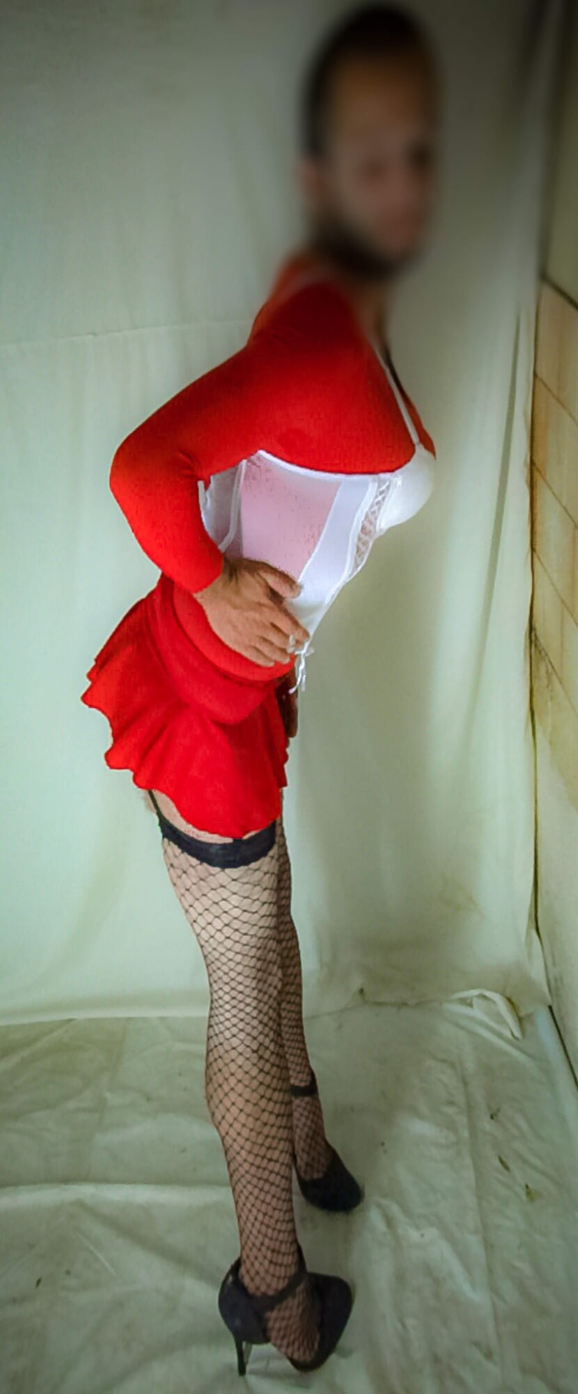 Red skirt. No limits. Just dirty thoughts. 😈 #14
