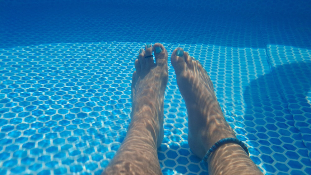 My feet under water #17