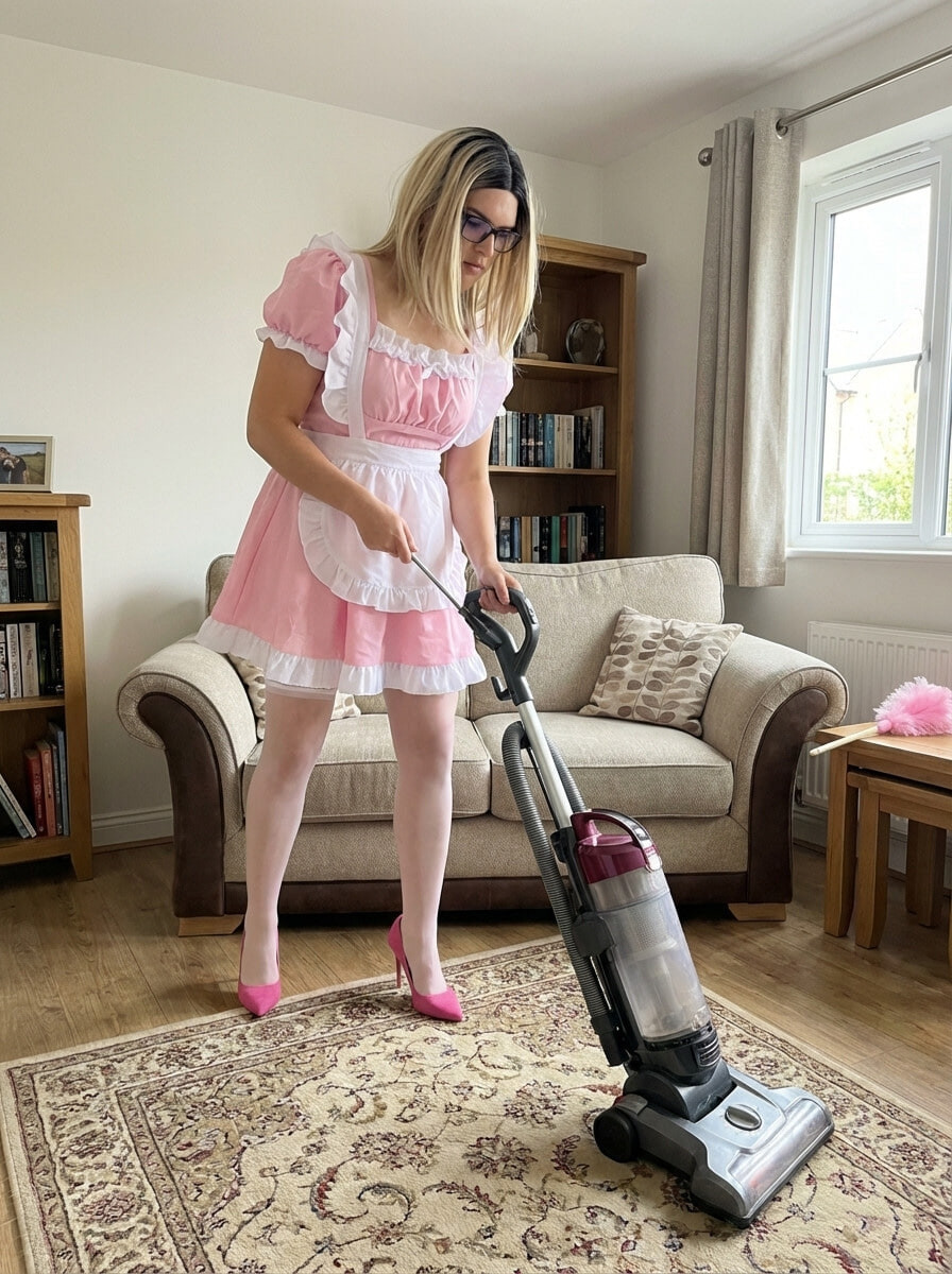 Pink Sissy maid #5