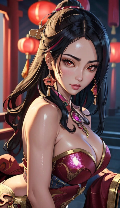 chinese temple (Ai models) #60