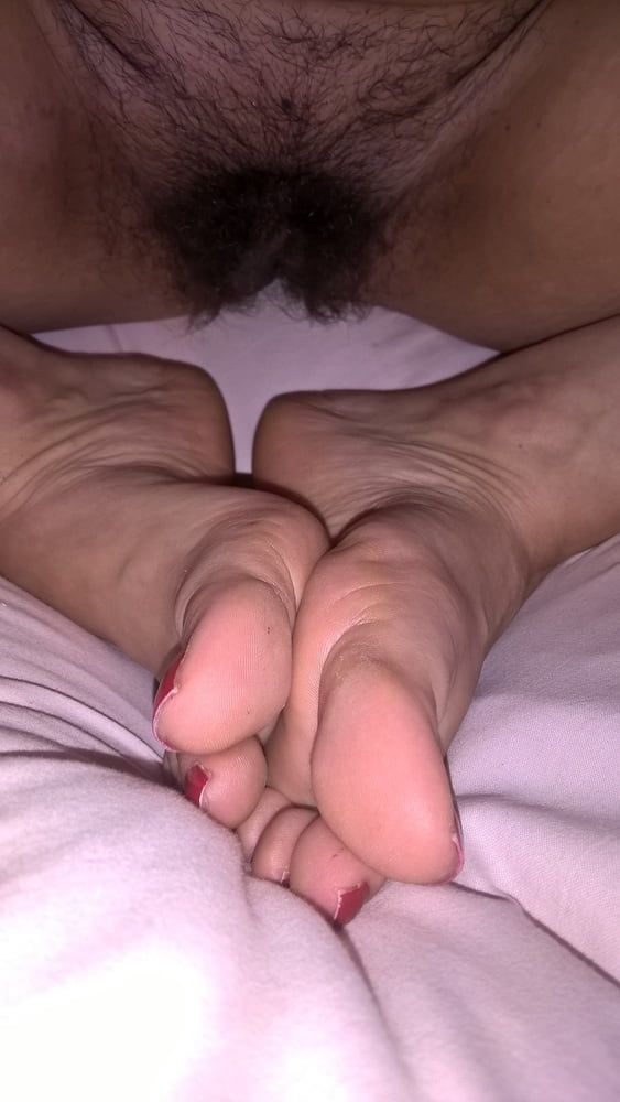 Hairy Mature Wife JoyTwoSex Feet #22