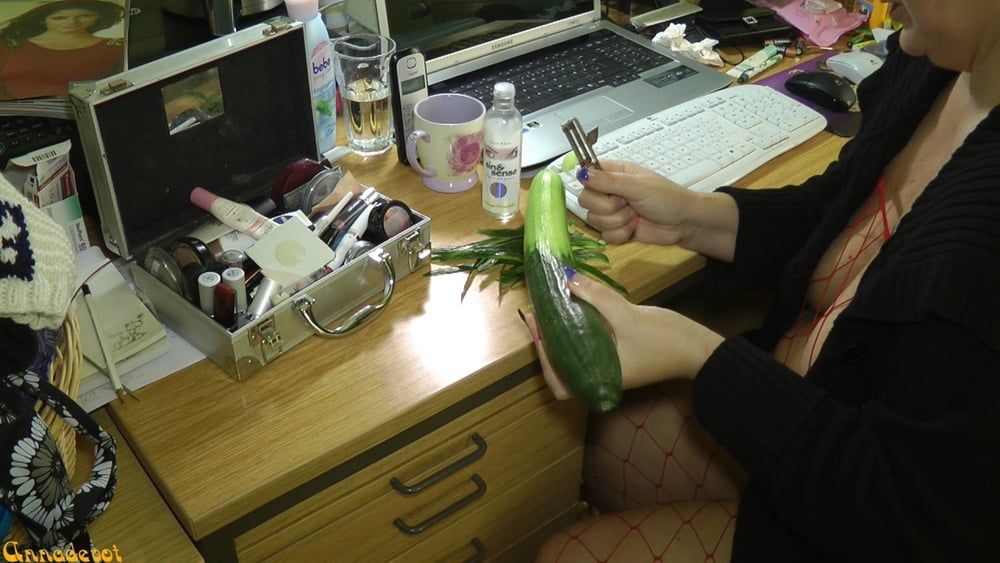 Annadevot - The CUCUMBER as anal spare? #5