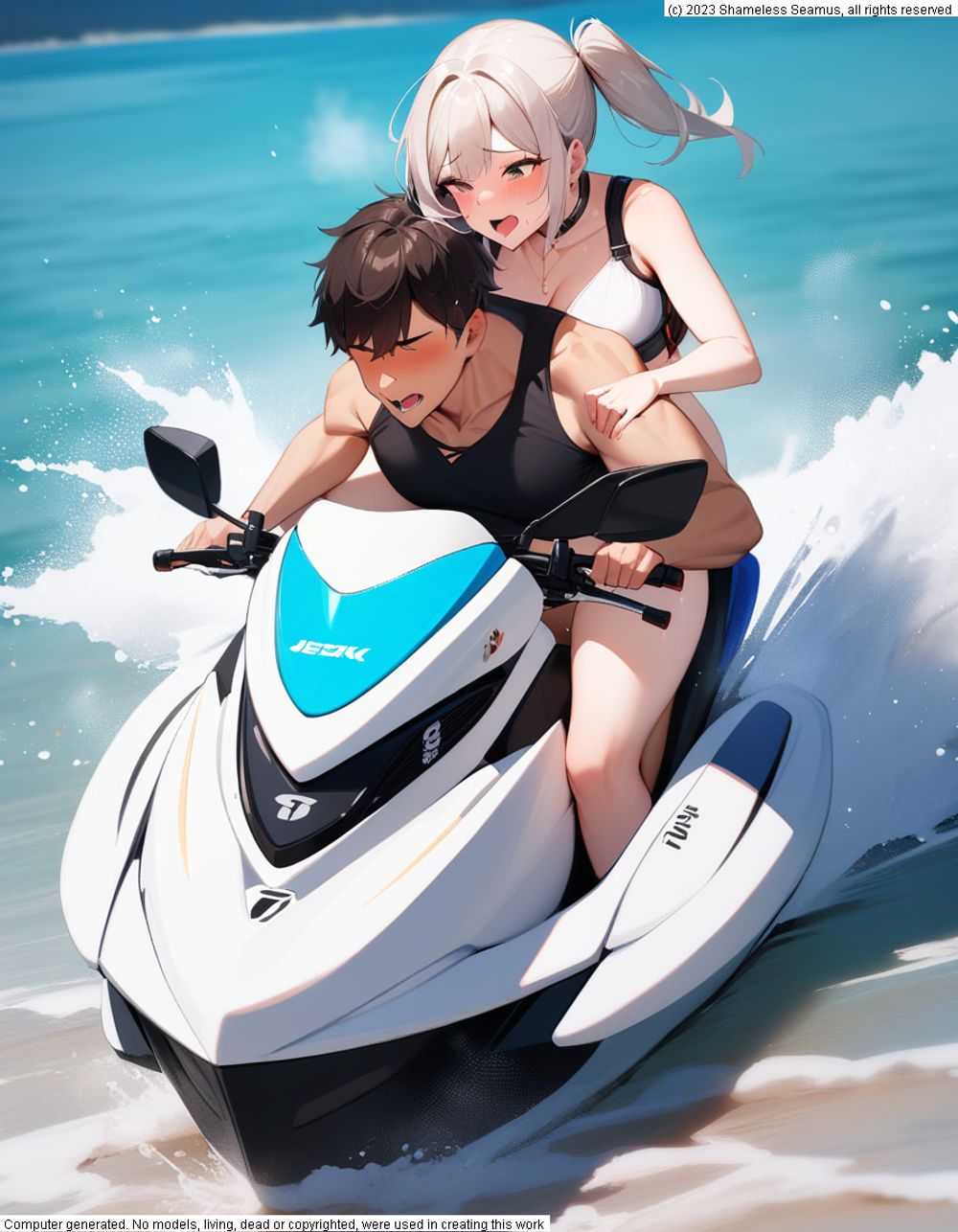 Anal Sex on a Jetski #2