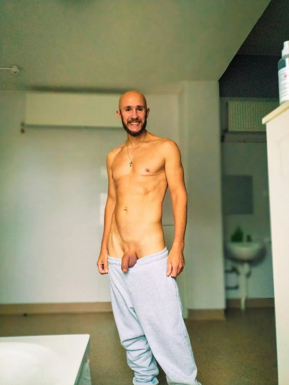 Skinny guy posing #4