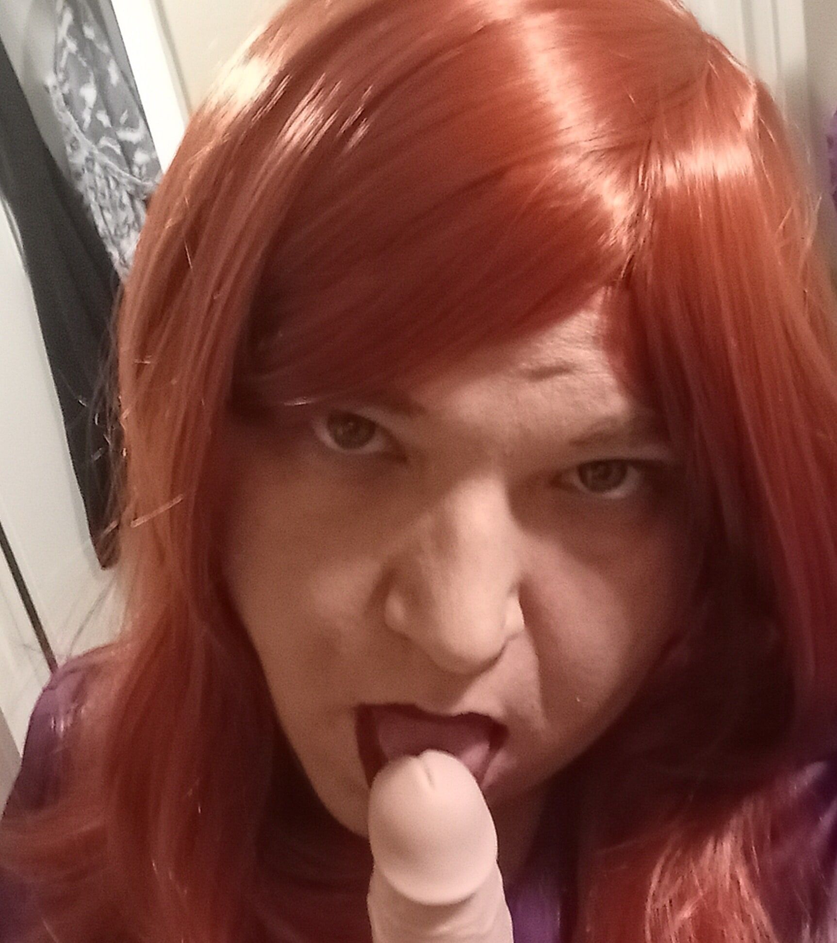 Sissy Carrie Joe as a redhead #6