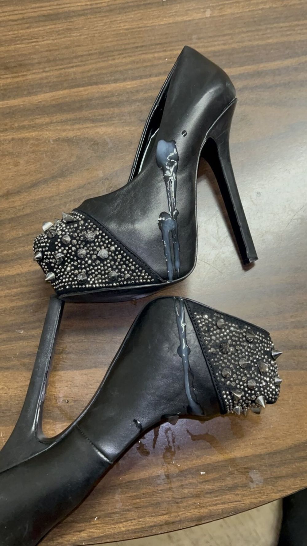 Cum on Steve Madden Pumps #4