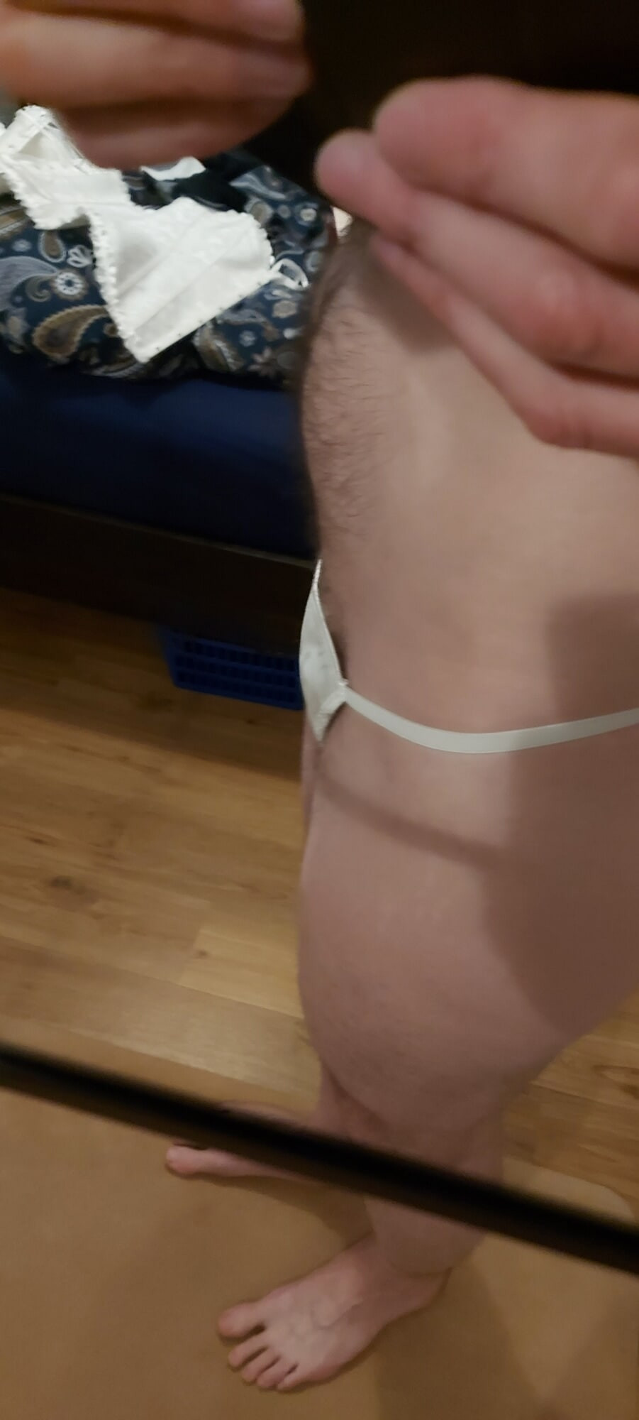 Showing my tucked penis