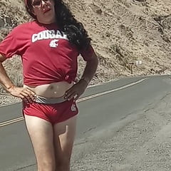 Lexiee in short shorts