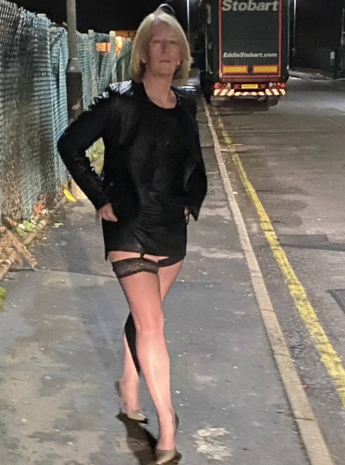 Cock sucking sex worker with punter 2