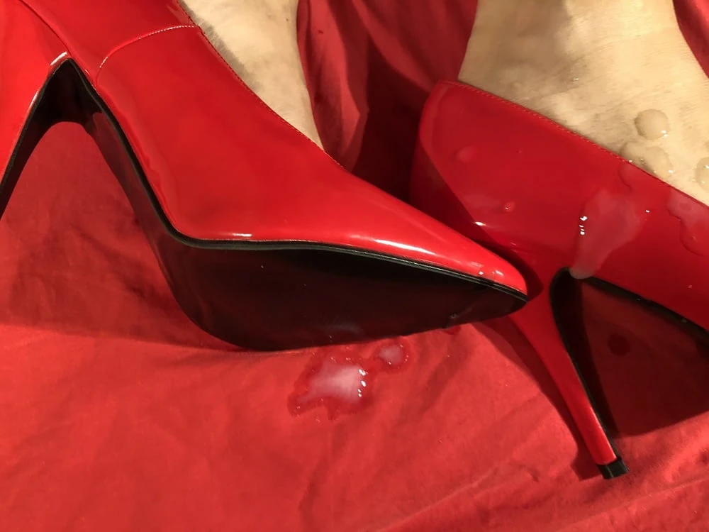 New Red High Heel Pumps #9