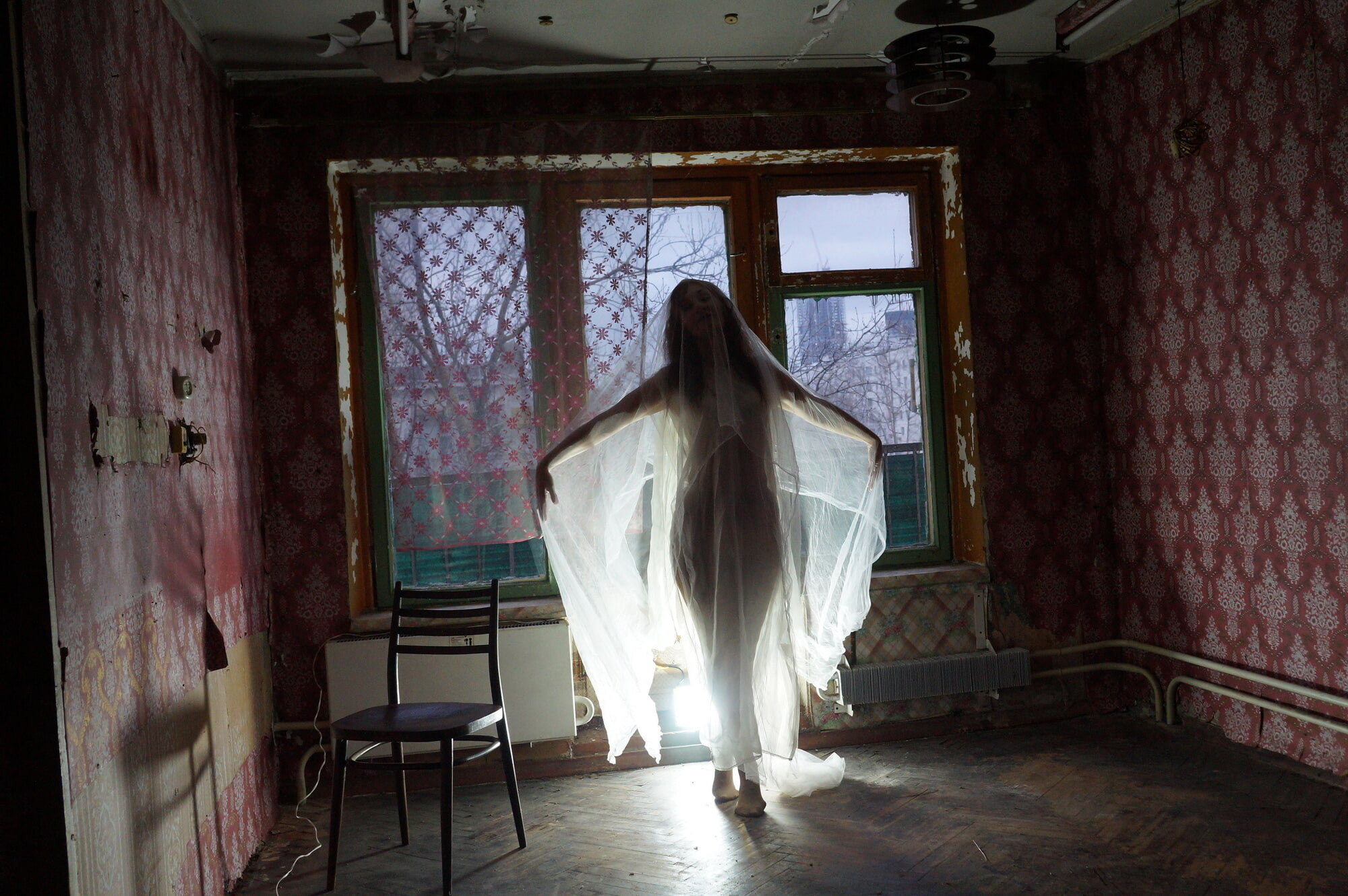 Ghost in a-maj in abandoned House #24