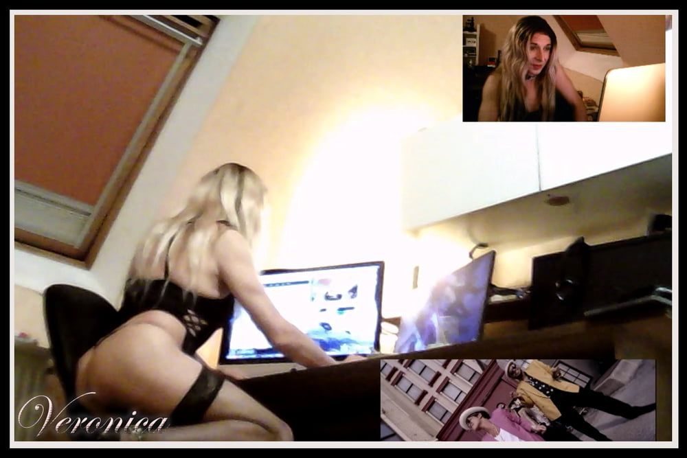 sissy travestie in webcam