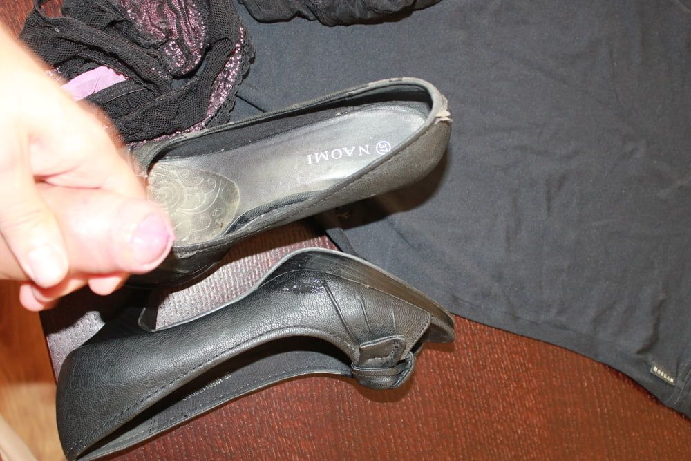 Dirty panties and cum on heels #15