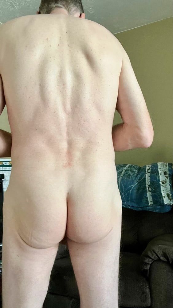 Naked outside and inside - having fun with my cock #7