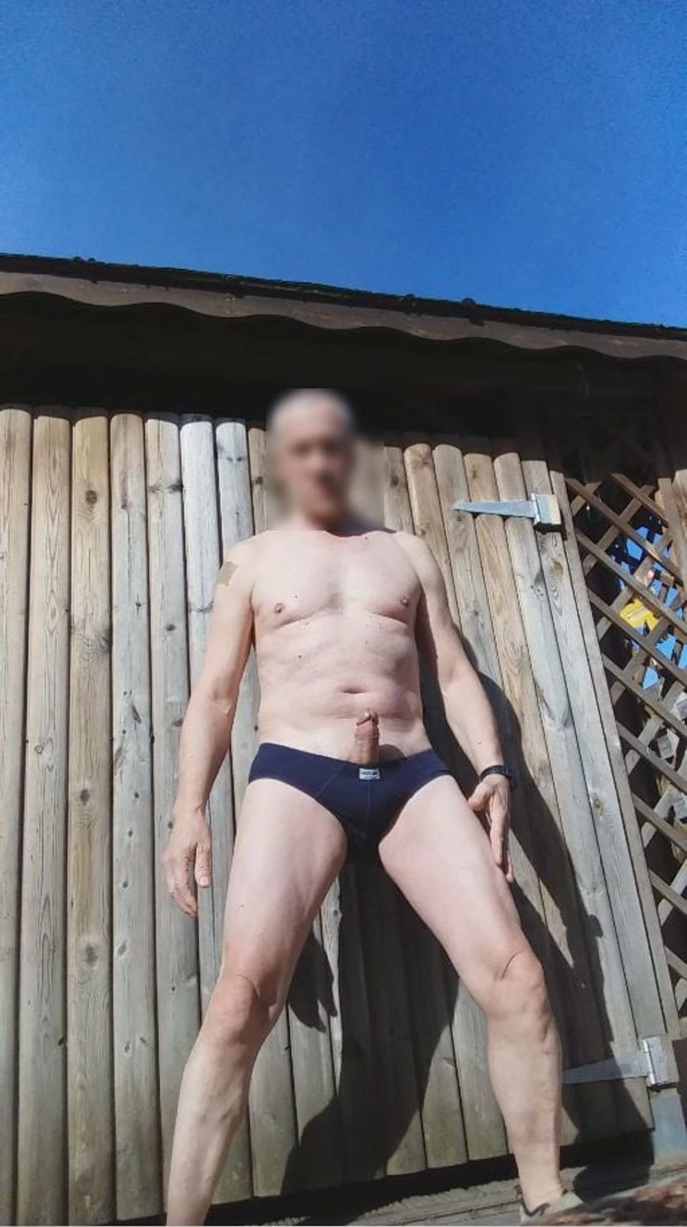 public outdoor brief jerking #11