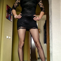 Sexy black dress vladasexytrans