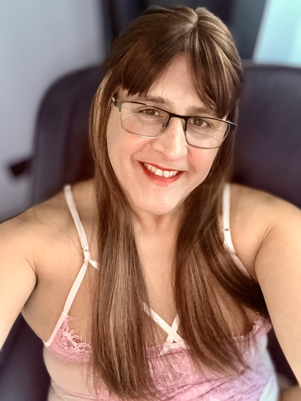Cute In a White and Pink Bodysuit  #57