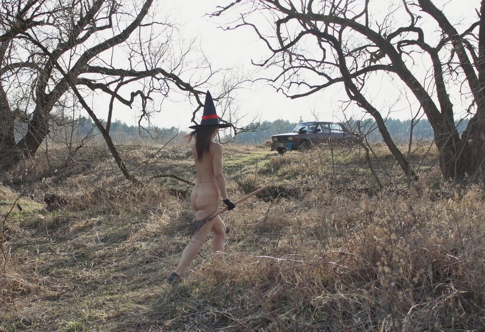 Nude Witch on nature #33