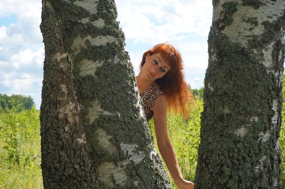 Red Hair and Birch #10
